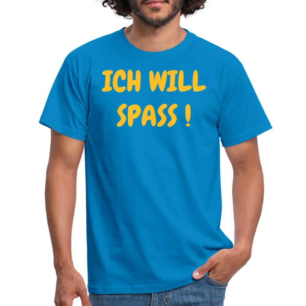 ICH WILL SPASS ! - Royalblau
