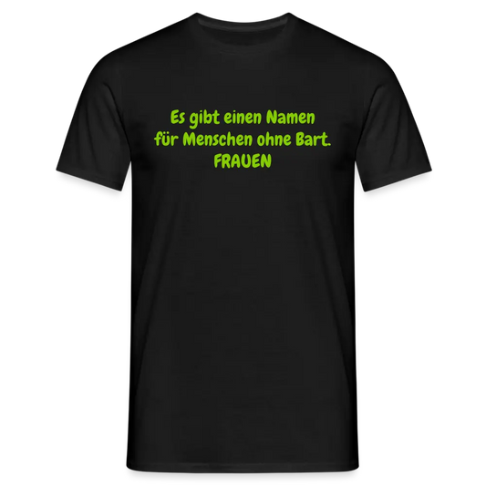 Es gibt einen Namen für Menschen ohne Bart. FRAUEN - Schwarz