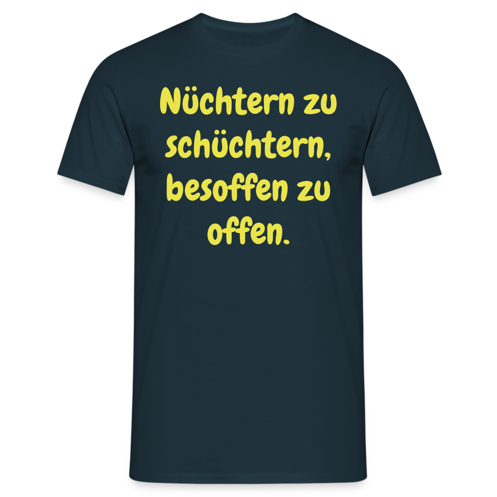 Nüchtern zu schüchtern, besoffen zu offen. - Navy