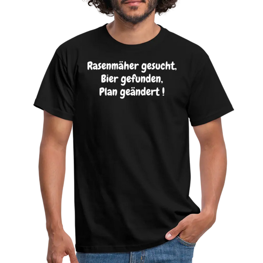 Rasenmäher gesucht, Bier gefunden, Plan geändert ! - Schwarz