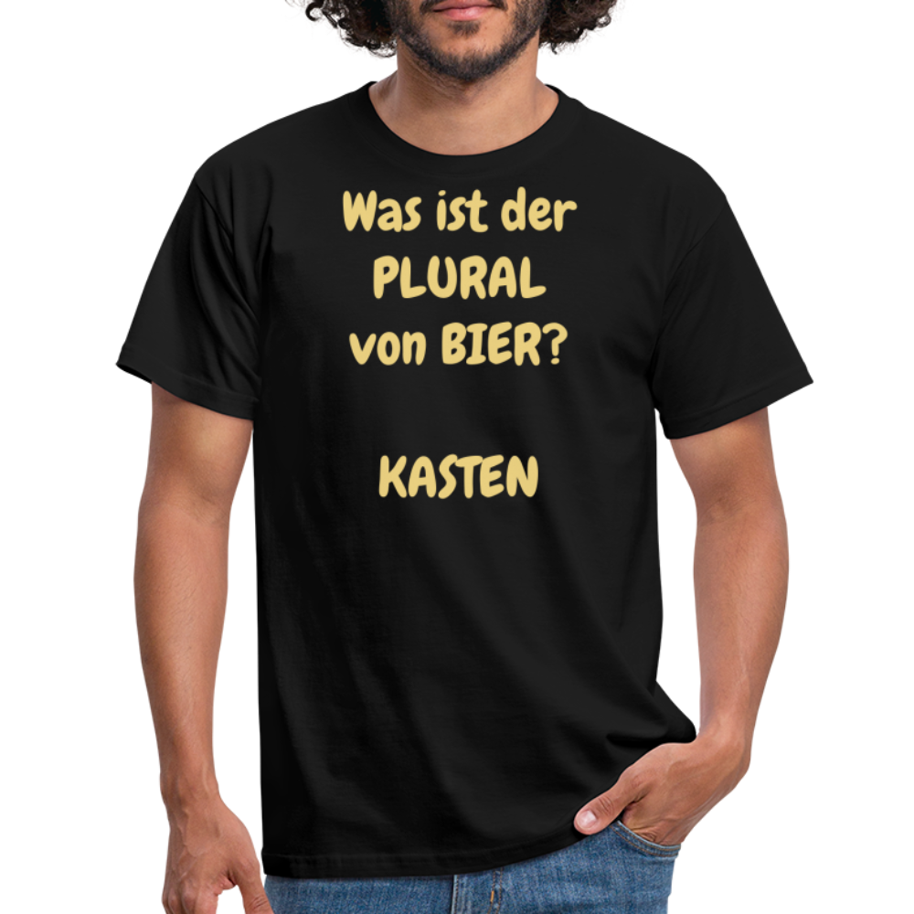 Was ist der PLURAL von BIER?  KASTEN - Schwarz
