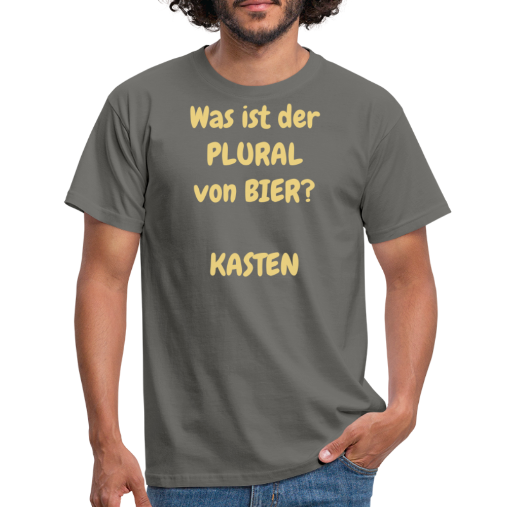 Was ist der PLURAL von BIER?  KASTEN - Graphit