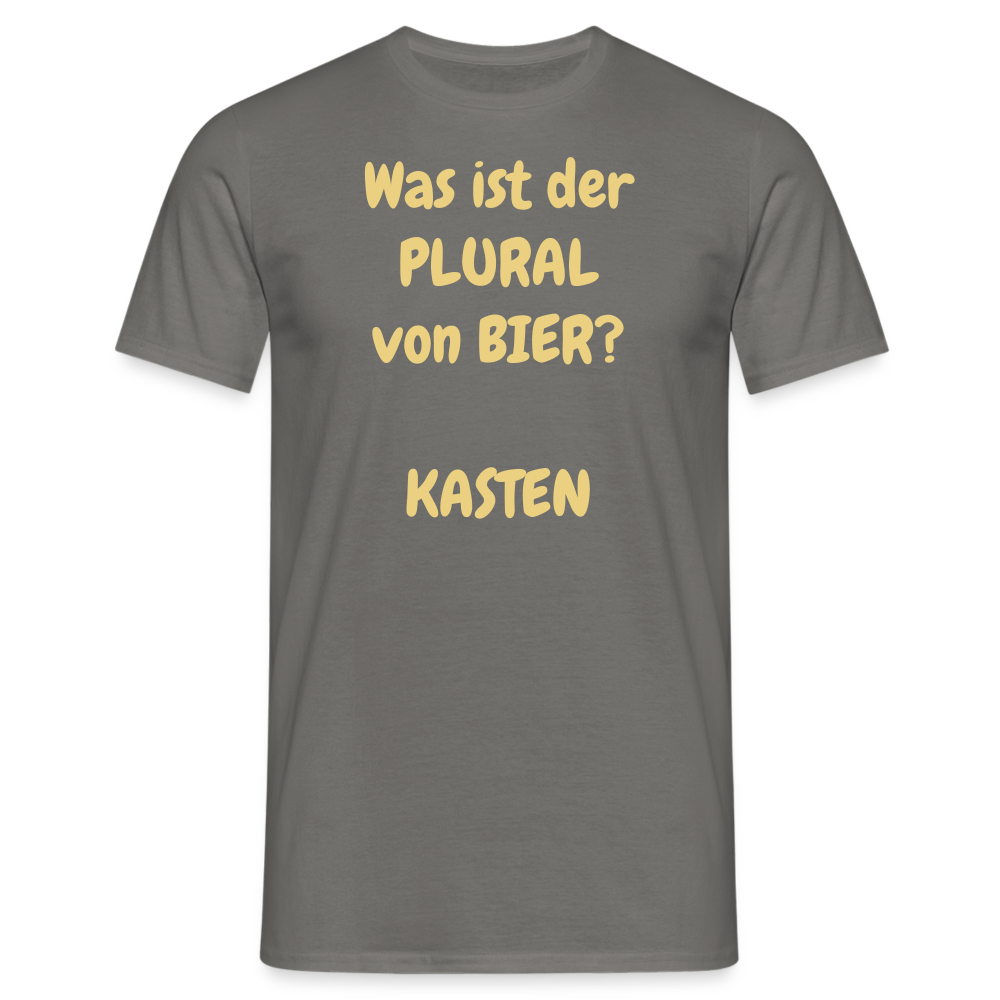 Was ist der PLURAL von BIER?  KASTEN - Graphit