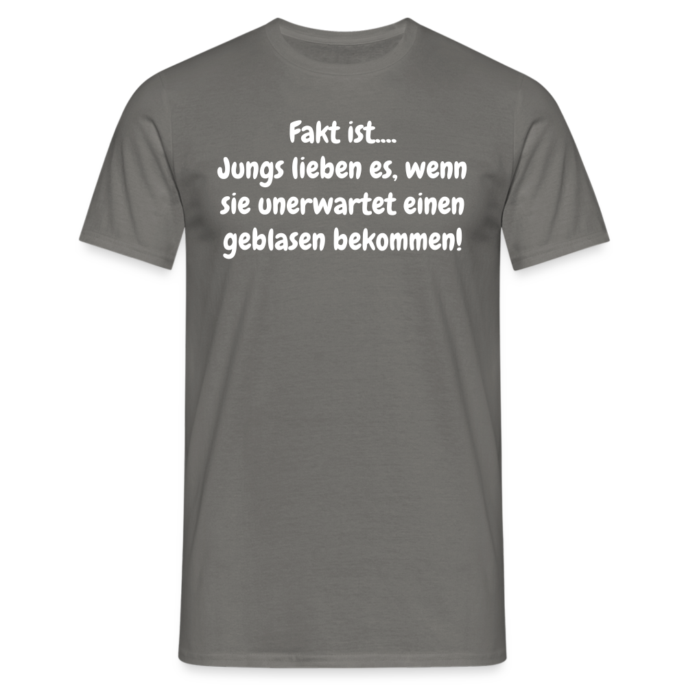 Fakt ist.... Jungs lieben es, wenn sie unerwartet einen geblasen bekommen! - Graphit