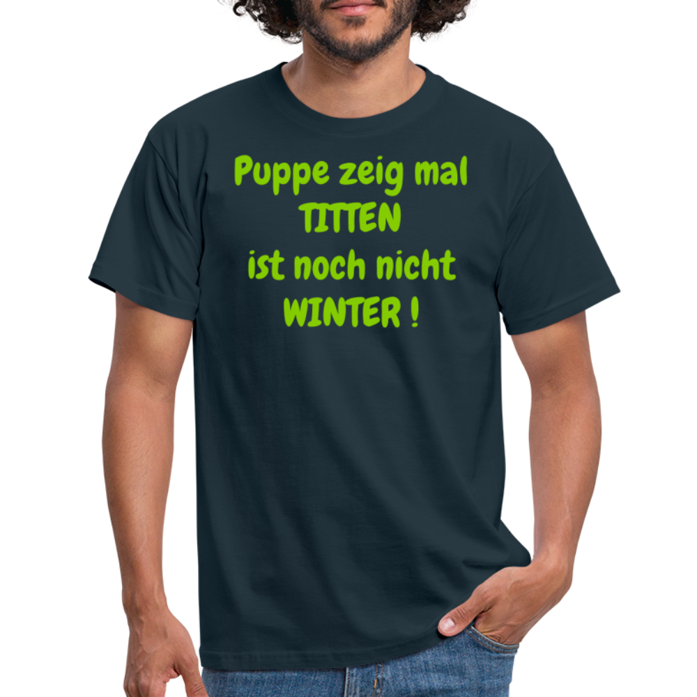 Puppe zeig mal TITTEN ist noch nicht WINTER ! - Navy