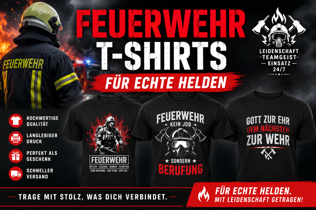 Feuerwehr T-Shirts für echte Helden