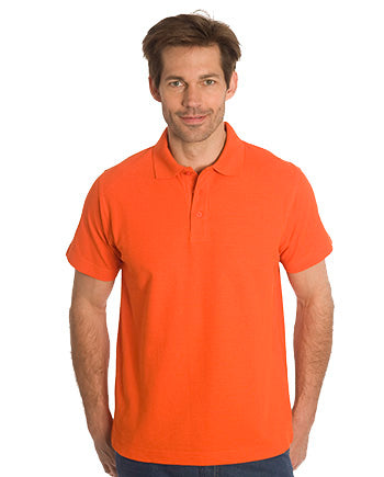 1x SNAP Poloshirt Star Orange Gr. XXXL