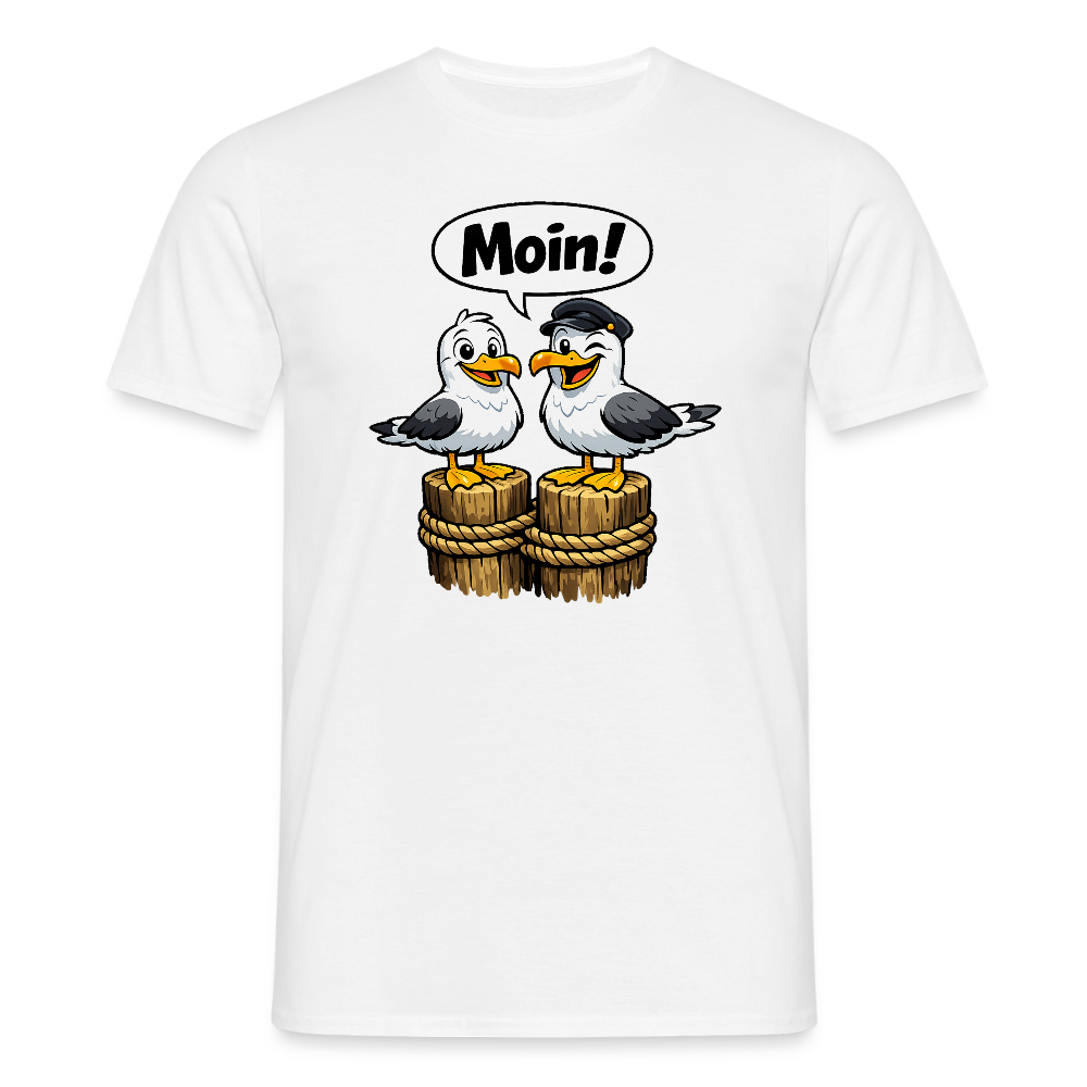 SSW2718Möwen sagen Moin - Weiß