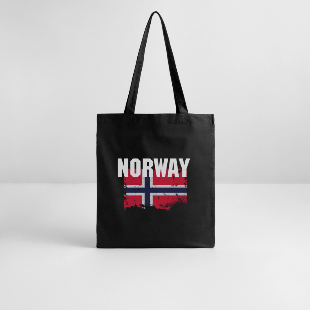 SSW2528 Stofftasche Flag of Norway - Schwarz