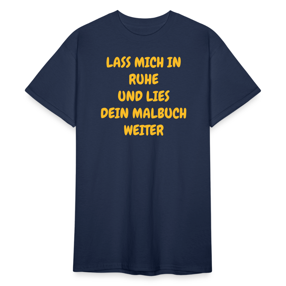 SSW2418LASS MICH IN RUHE UND LIES DEIN MALBUCH WEITER - Navy
