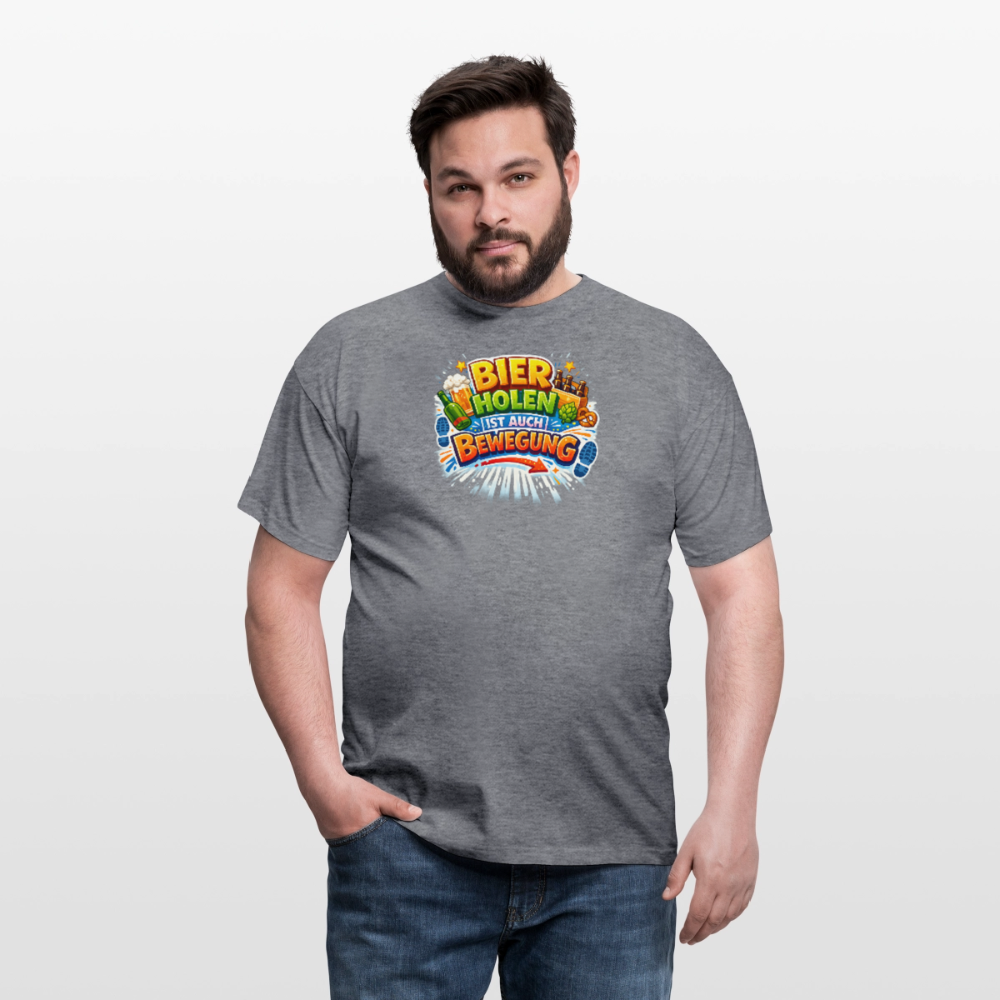 SSW2779 BIER HOLEN IST AUCH BEWEGUNG - Graphit meliert