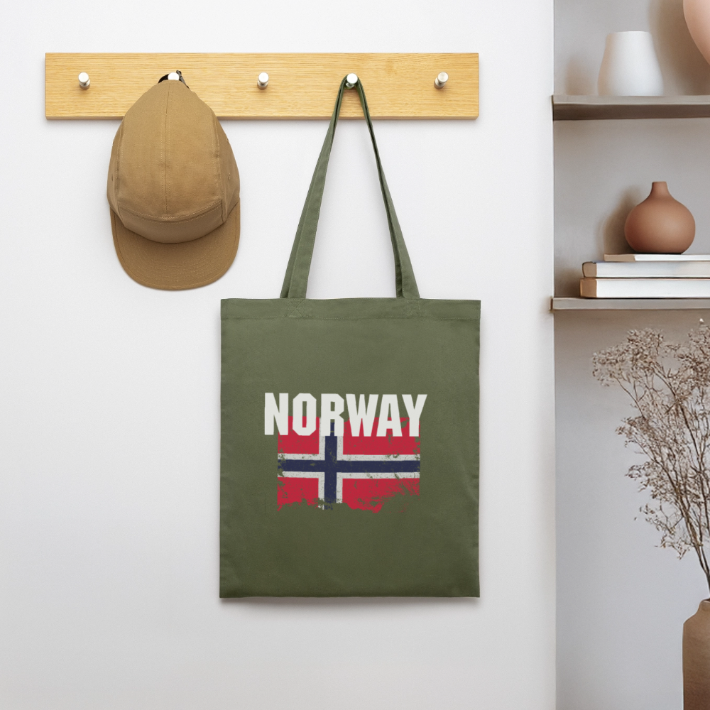 SSW2528 Stofftasche Flag of Norway - Khaki