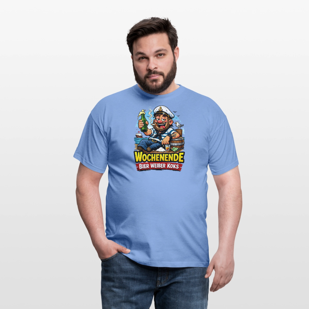 SSW2716Wochenende Bier Weiber Koks - Carolina Blue