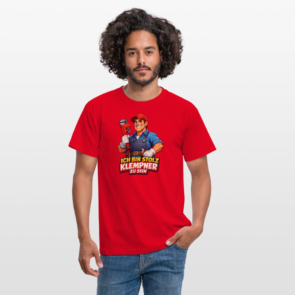 SSW2824 ICH BIN STOLZ KLEMPNER ZU SEIN - Rot