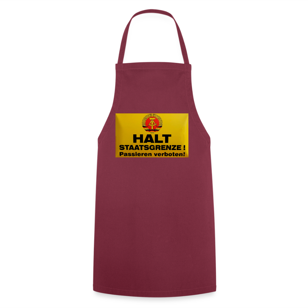 OSSI19 Kochschürze  HALT STAATSGRENZE - Bordeaux
