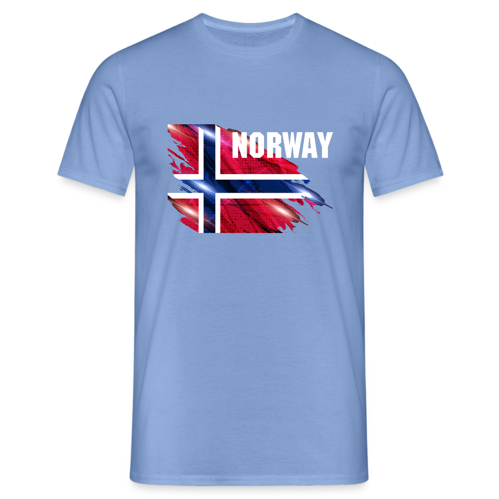 SSW2535 Flag of Norway - carolina blue