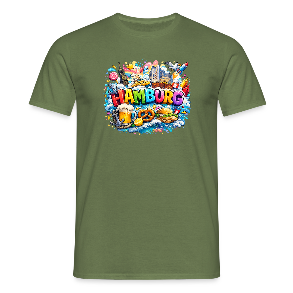 SSW2678Hamburg verrückt bunt - Militärgrün