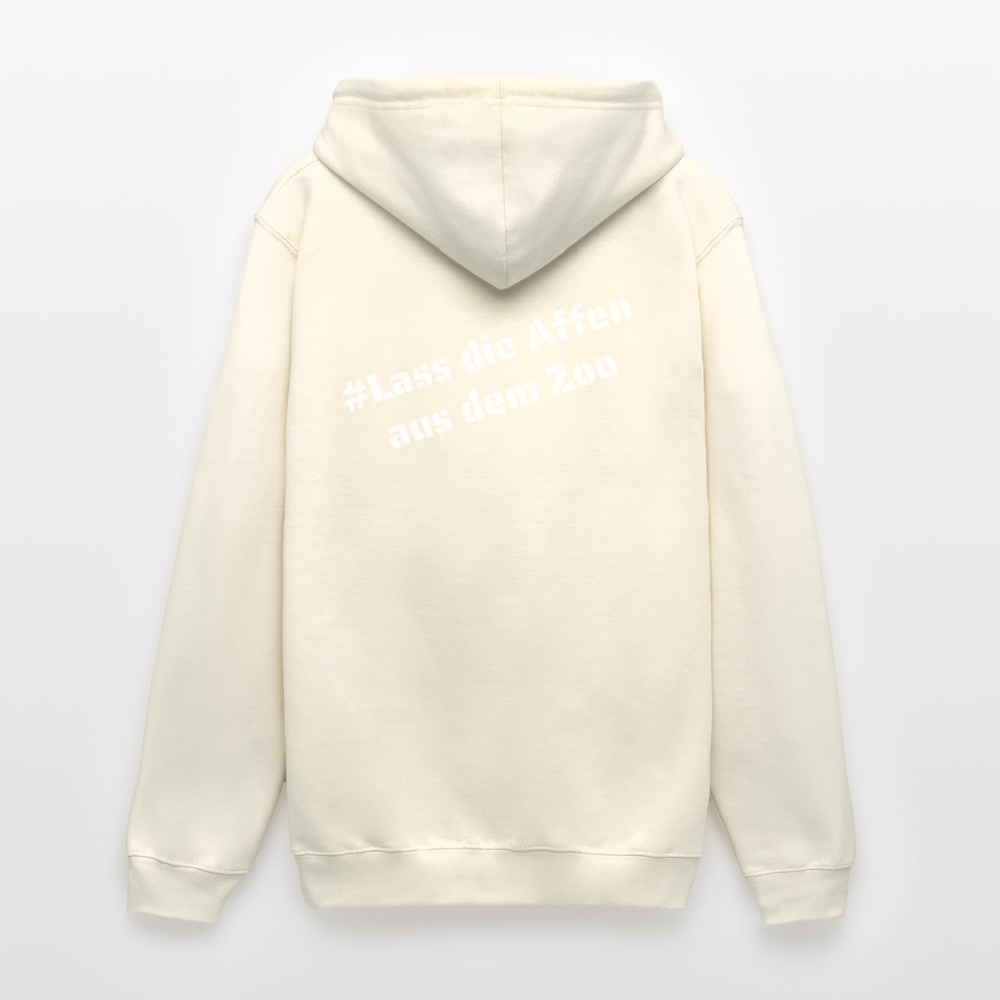 Hoodie Kunde Schule Bunte Maske schiefe Schrift - Vanille-Milchshake