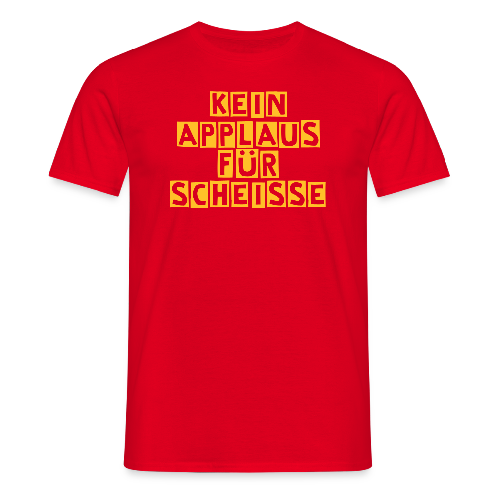 SSW2666KEIN APPLAUS FÜR SCHEISSE - Rot