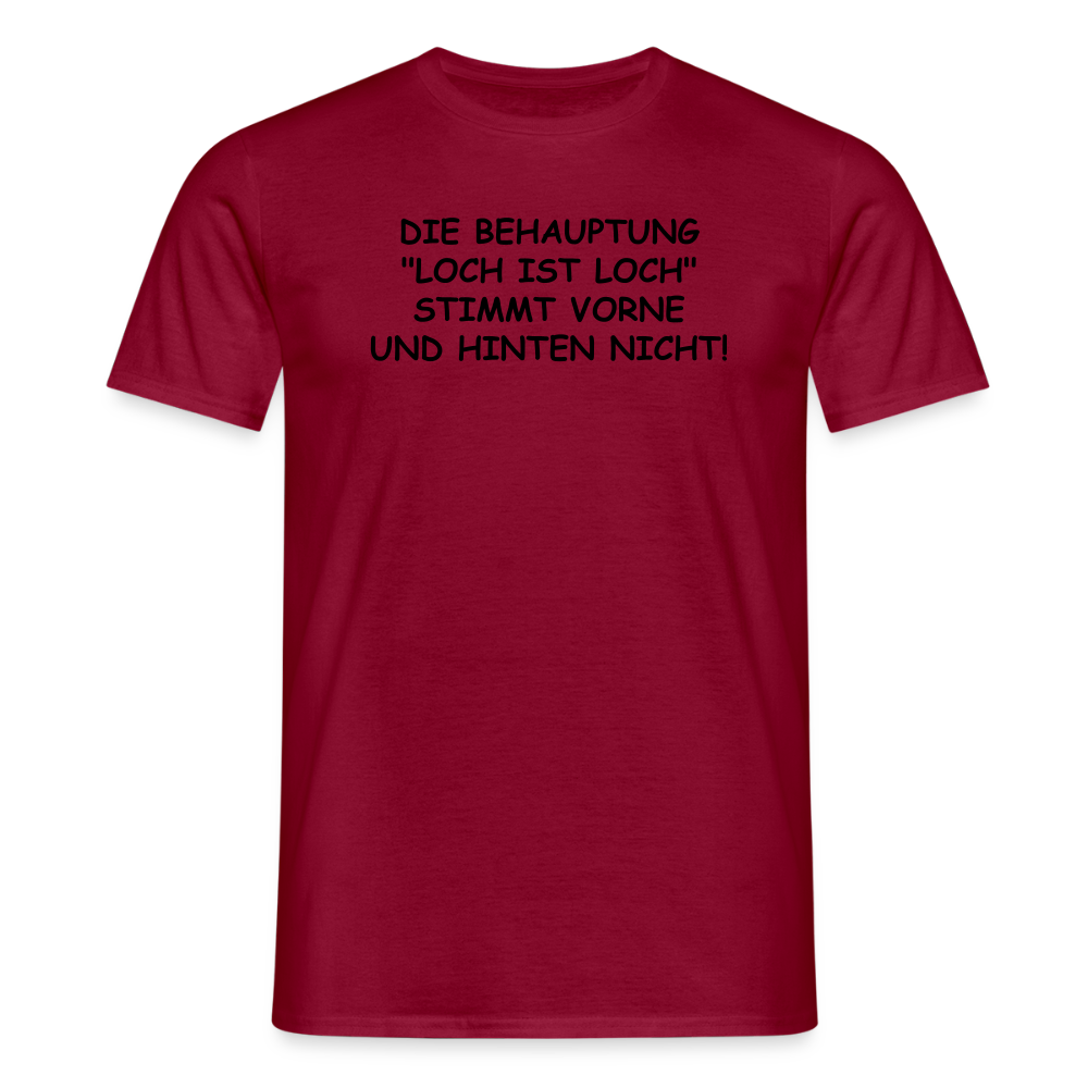SSW2542DIE BEHAUPTUNG "LOCH IST LOCH" STIMMT VORNE UND HINTEN NICHT! - Ziegelrot