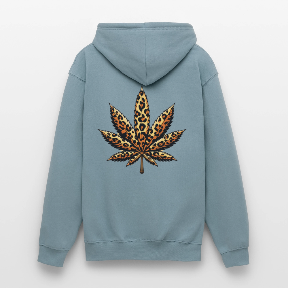 SSW2609 5 Sterne Blatt - Nebelblau