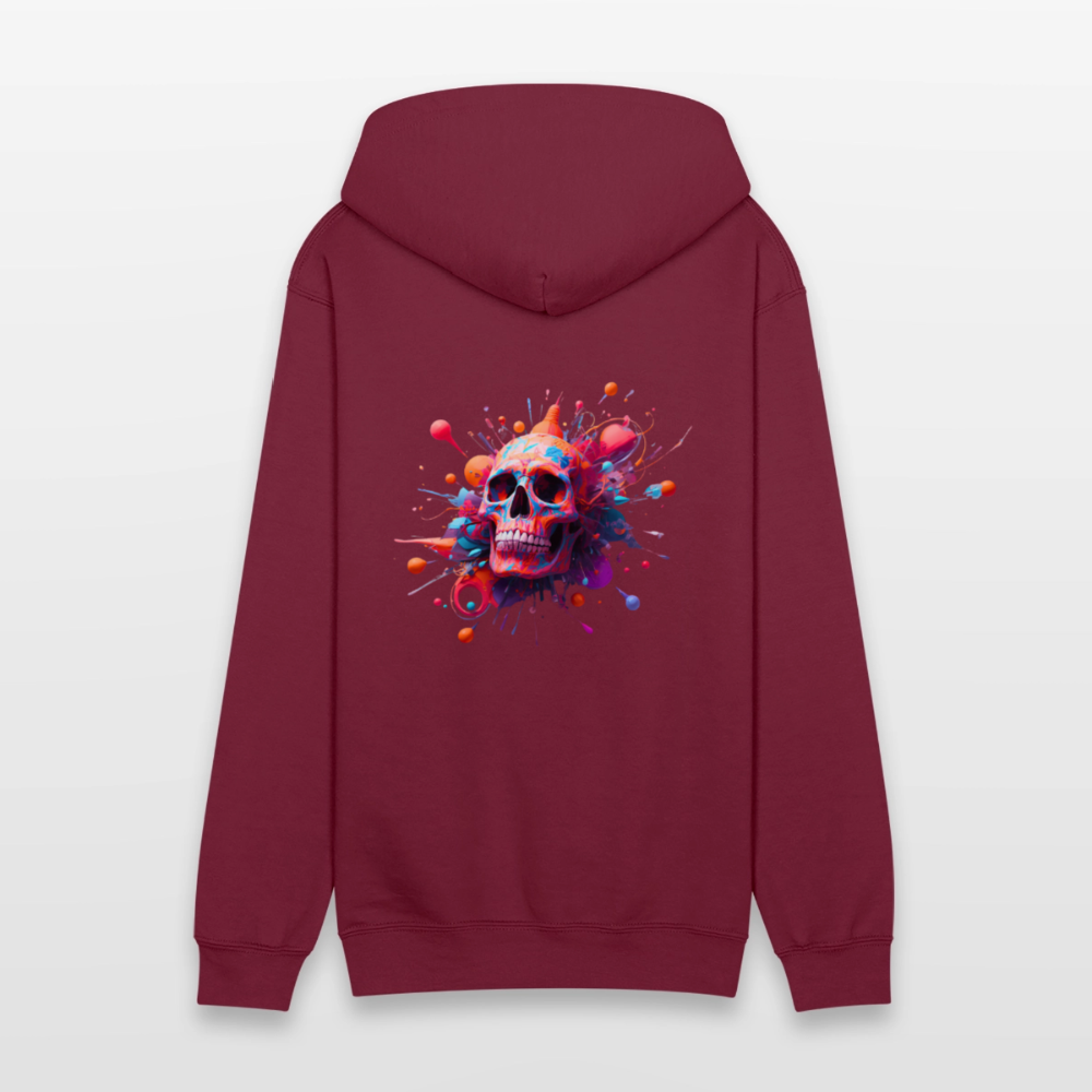 SSW2803 Totenkopf bunt - Maroon