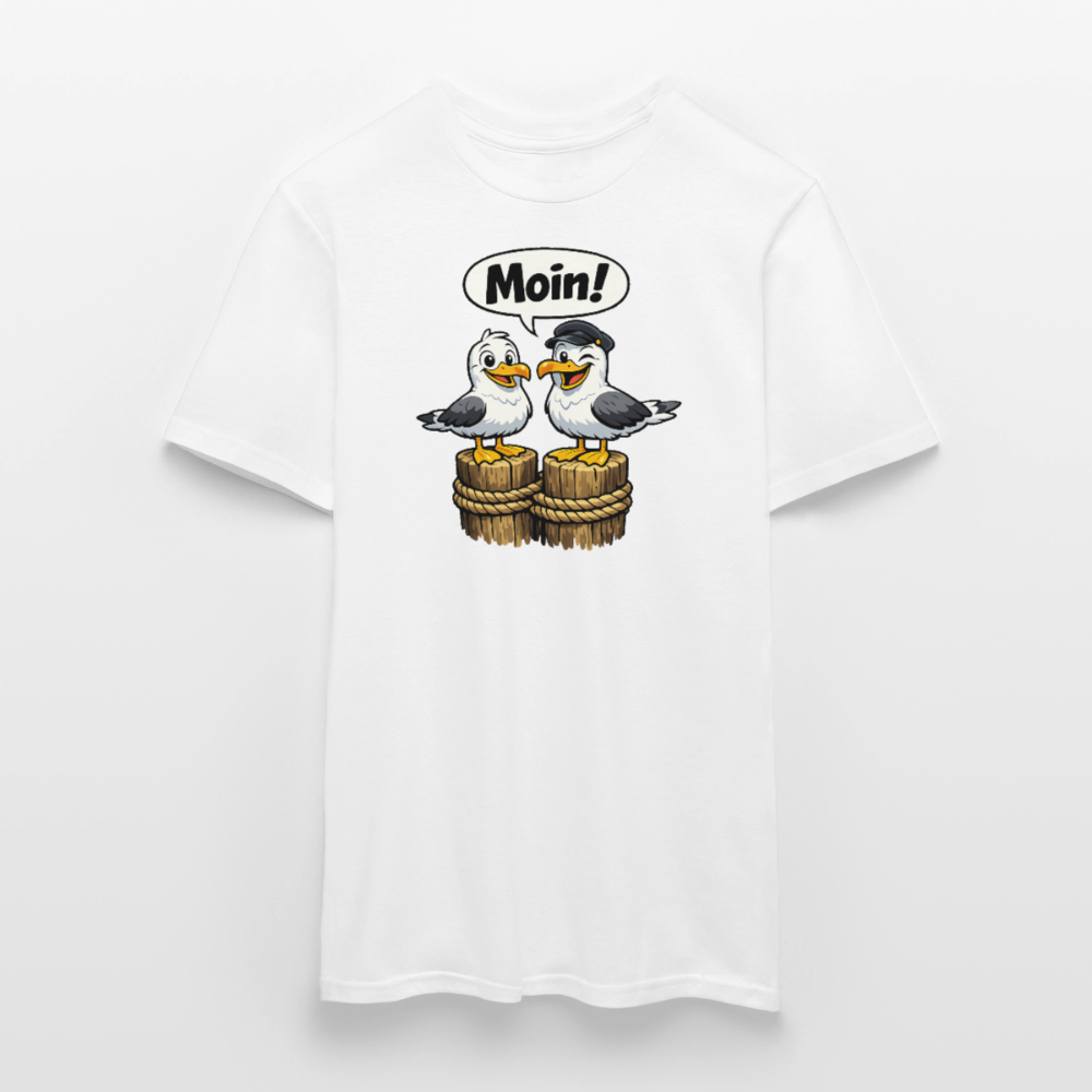 SSW2718Möwen sagen Moin - Weiß