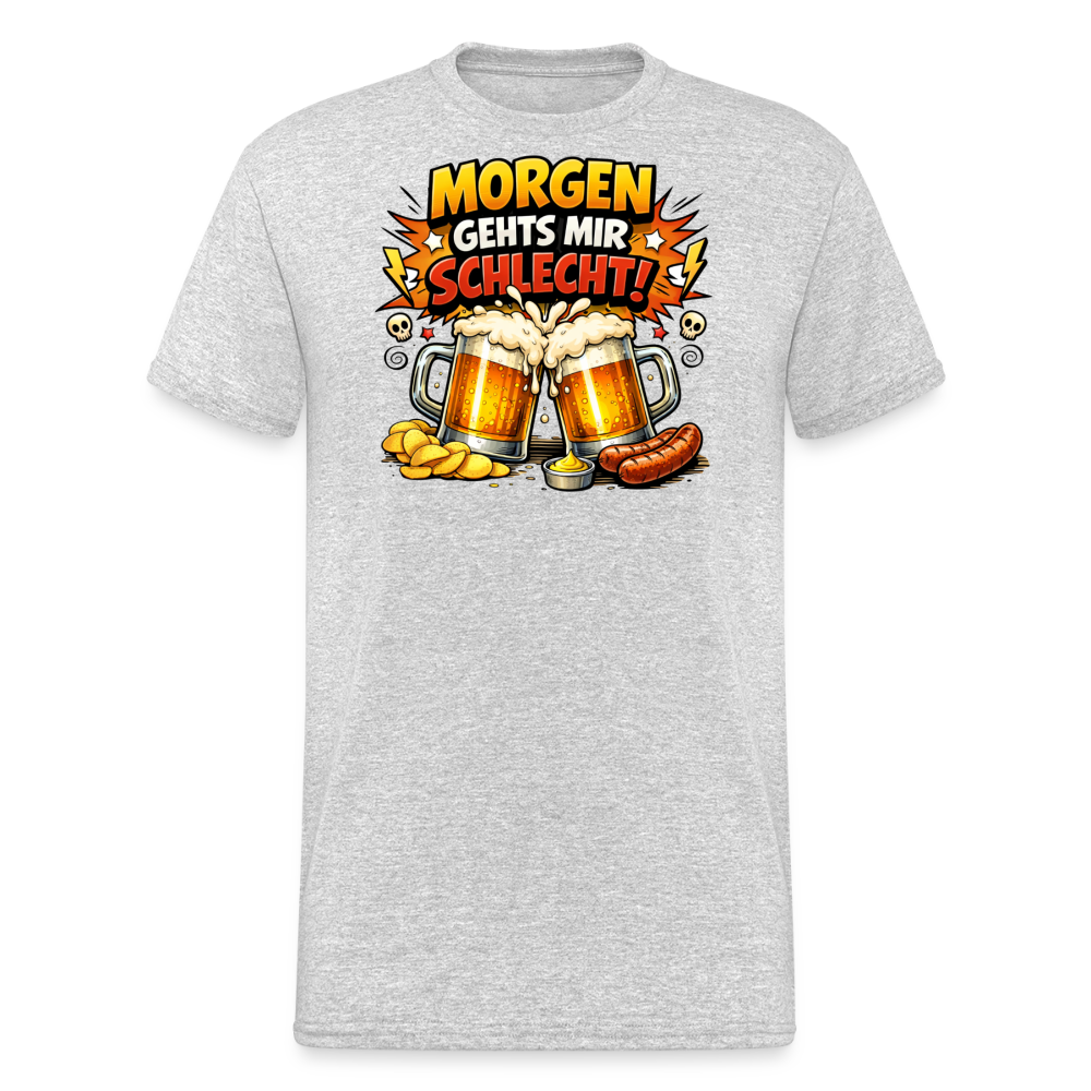 SSW2838 MORGEN GEHTS MIR SCHLECHT - Grau meliert