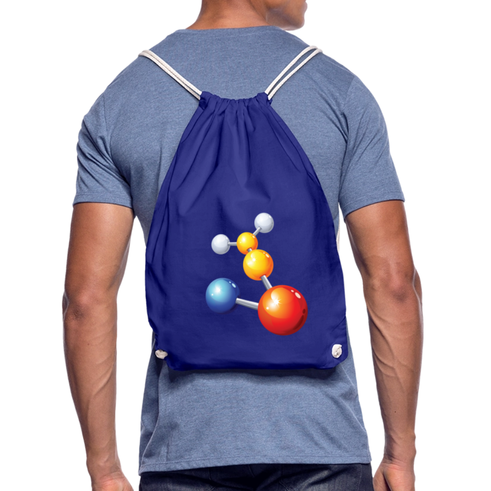 Molecule structure - Königsblau
