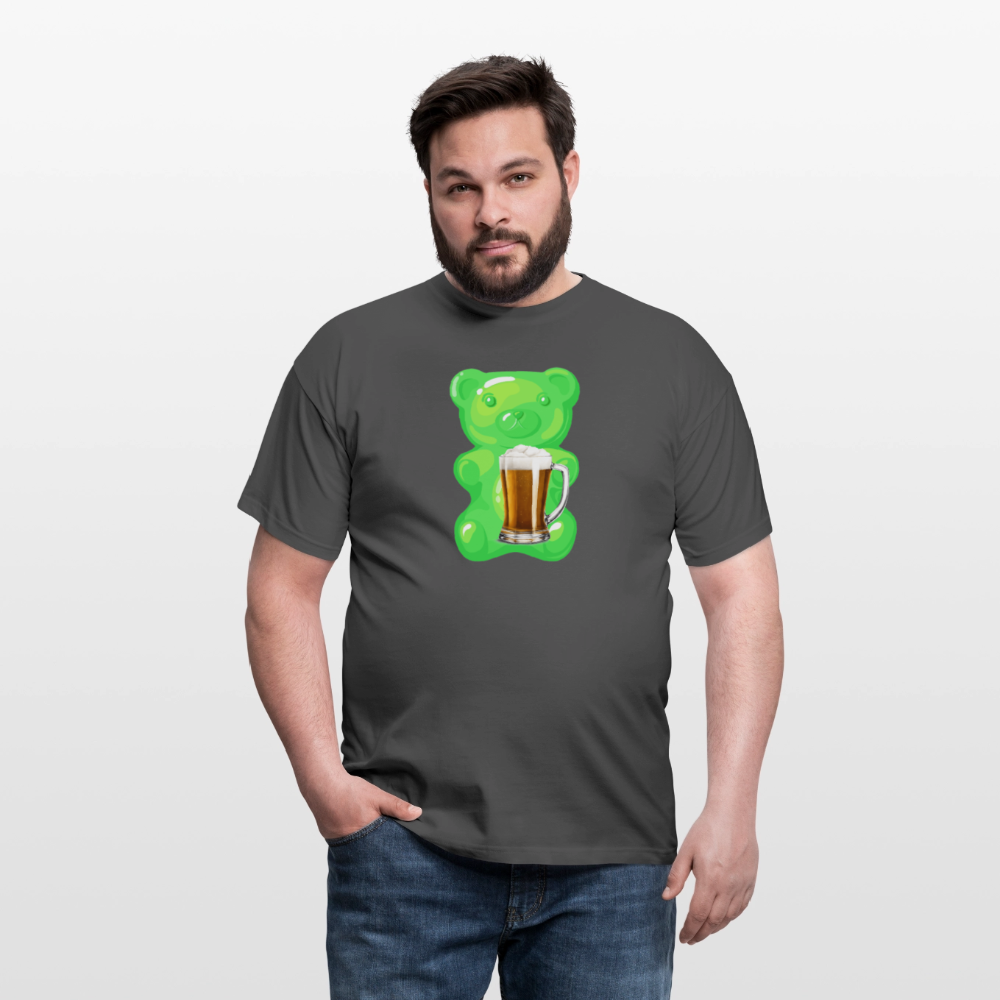 SSW2507Gummibär grün mit Bier - Anthrazit