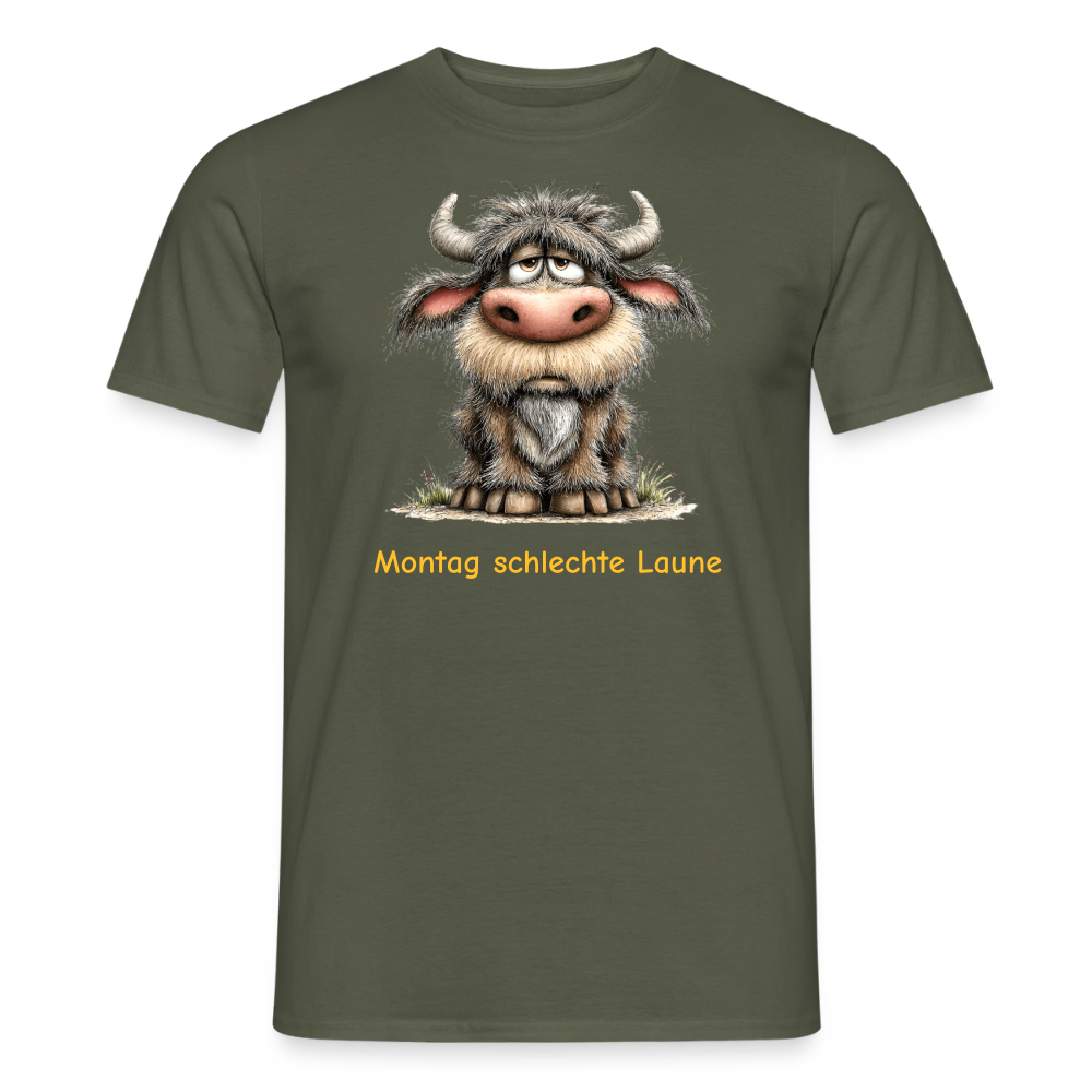 SSW2872Montag schlechte Laune - Militärgrün