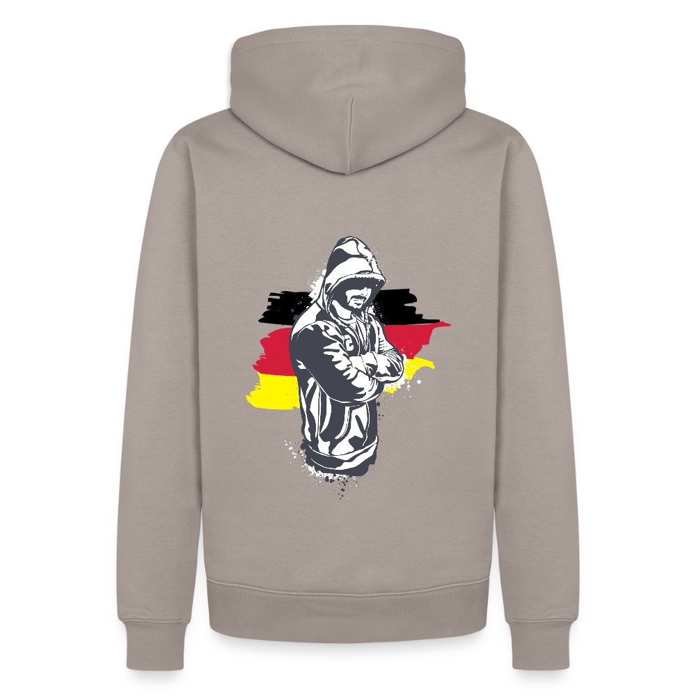 SSW1157Hoodie Kriminell Hände verschränkt - Taupe