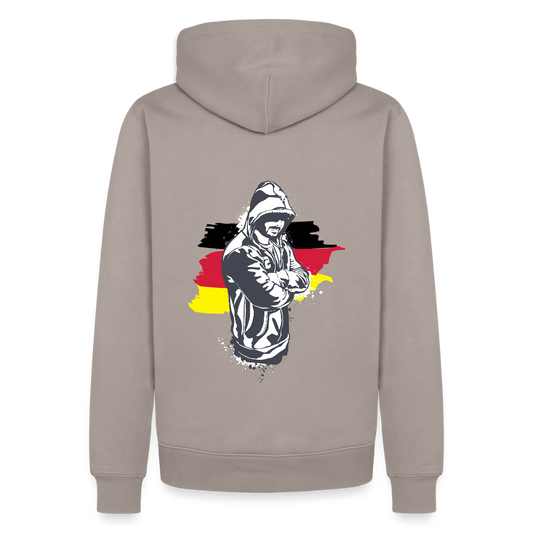 SSW1157Hoodie Kriminell Hände verschränkt - Taupe