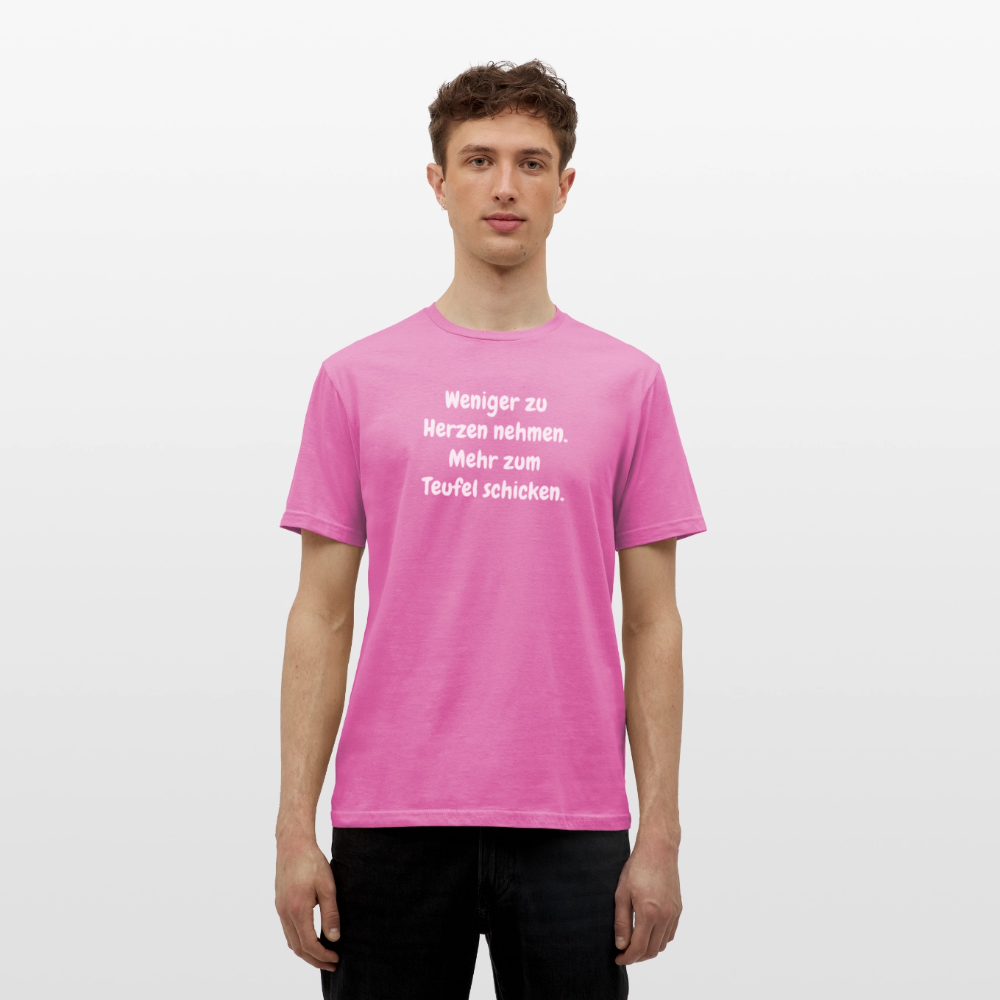 SSW2459Weniger zu Herzen nehmen. Mehr zum Teufel schicken. - Pink