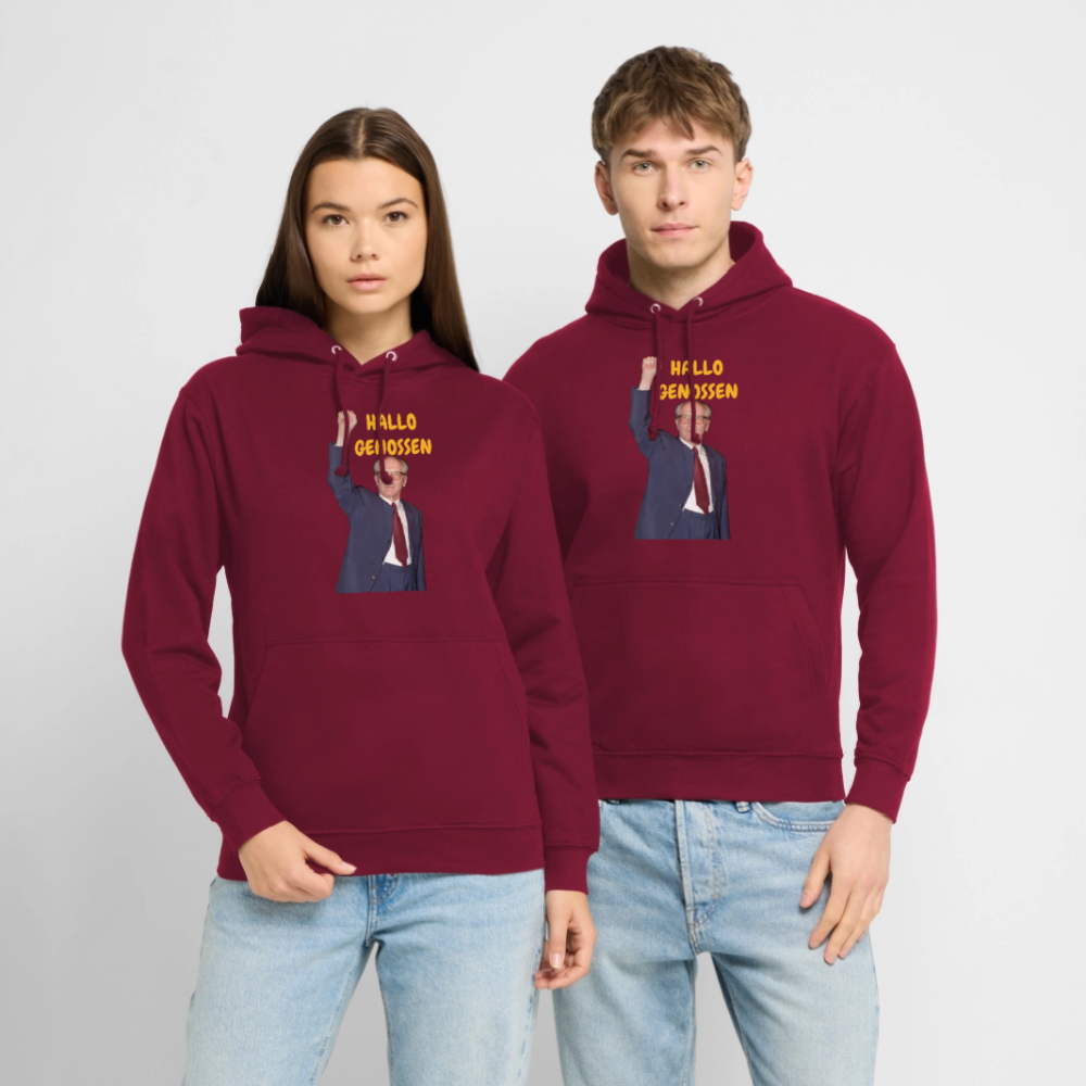 OSSI18Hoodie HALLO GENOSSEN - Bordeaux