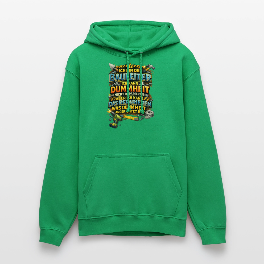 SSW2790 ICH BIN DER BAULEITER ICH KANN DUMMHEIT NICHT REPARIEREN ABER ICH KANN DAS REPARIEREN WAS DUMMHEIT ANGERICHTET HAT - Kelly Green