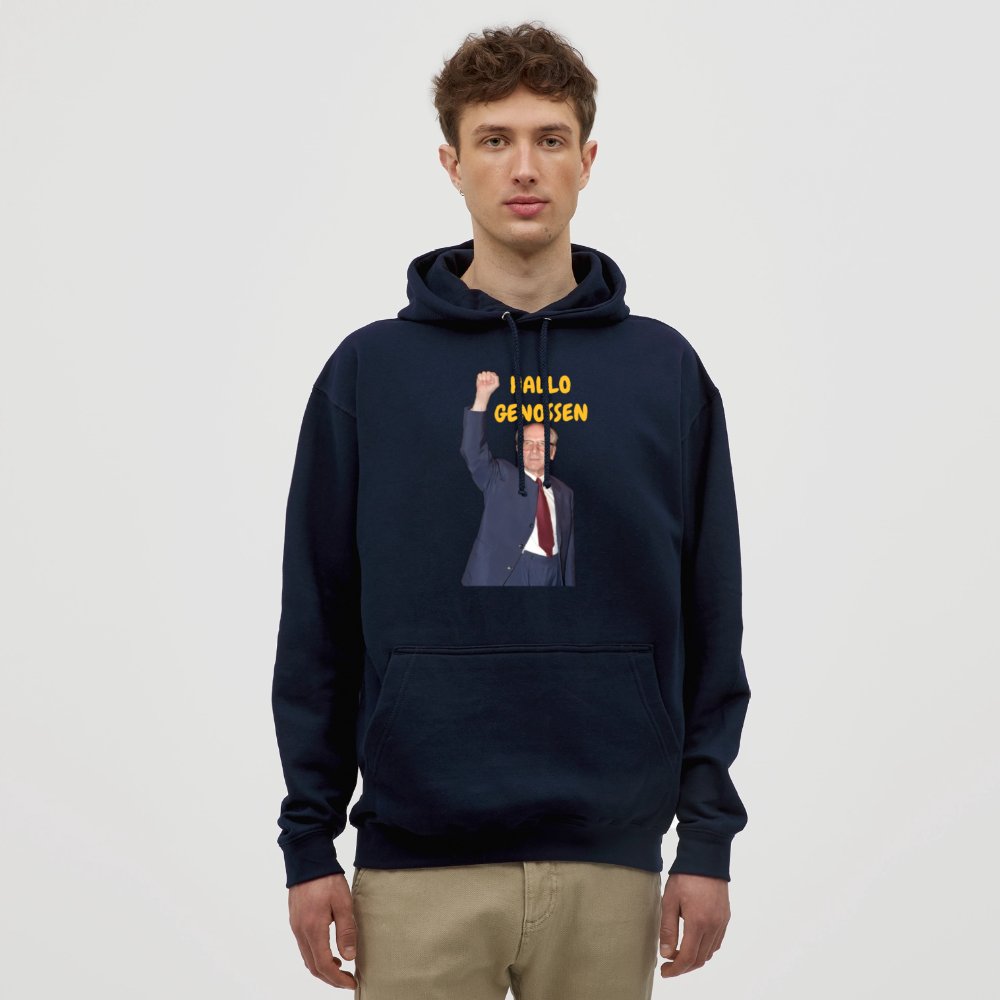 OSSI18Hoodie HALLO GENOSSEN - Navy