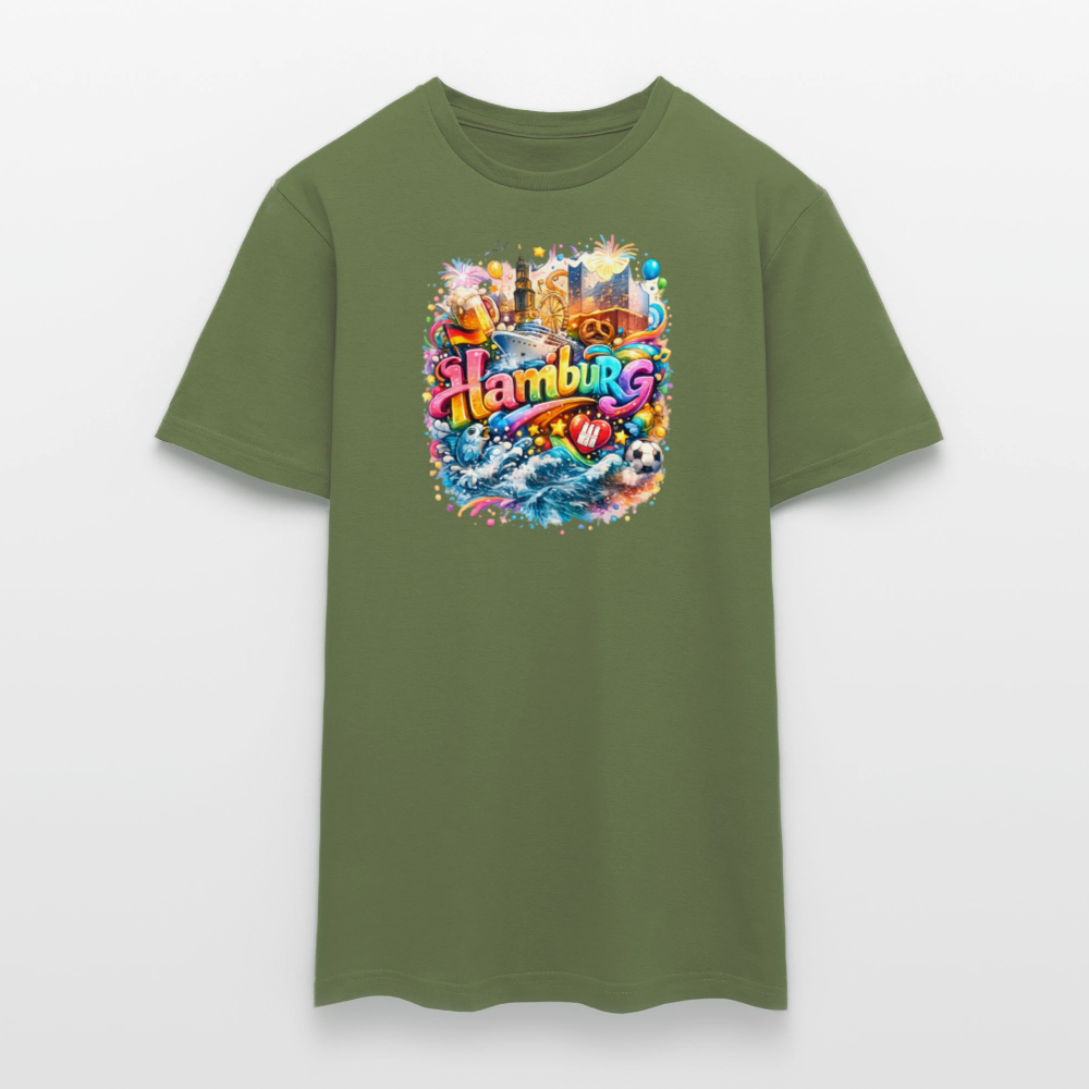 SSW2680Hamburg Verrückt und Bunt2 - Militärgrün