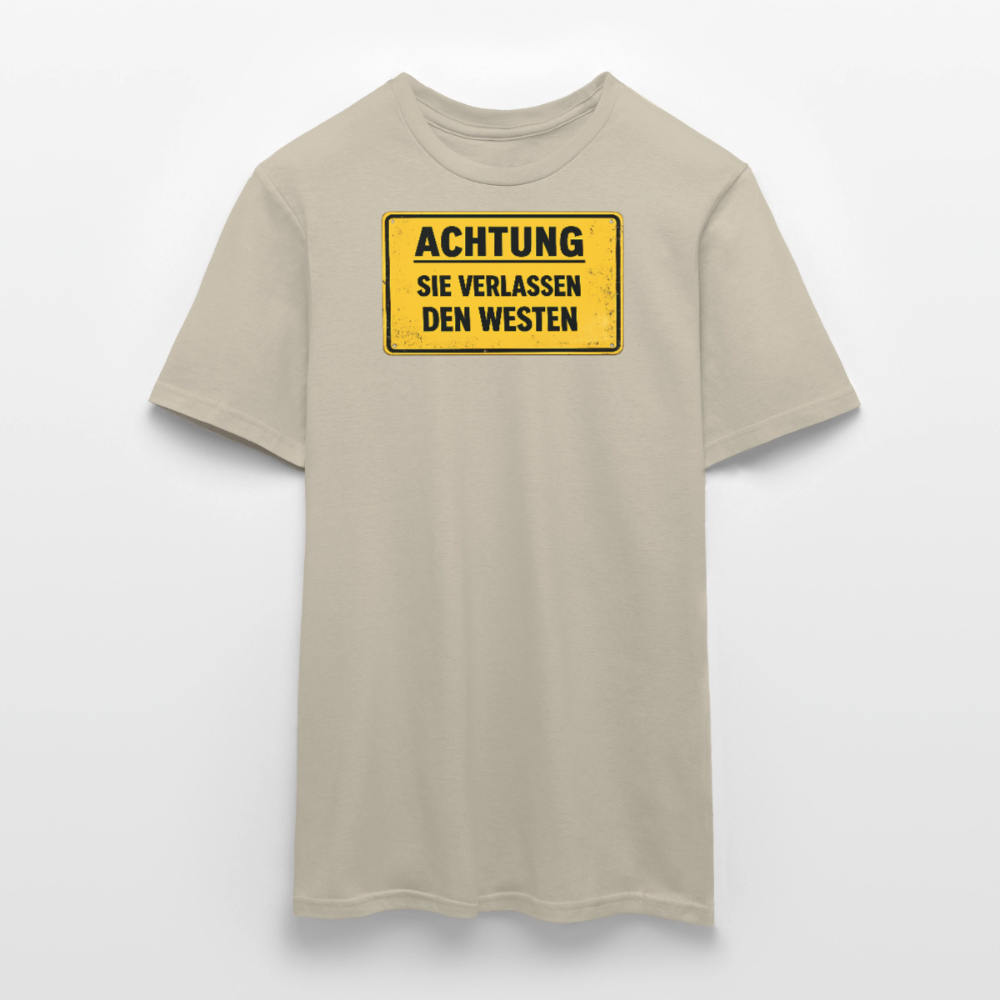 SSW2709Achtung sie verlassen den Westen - Sandbeige