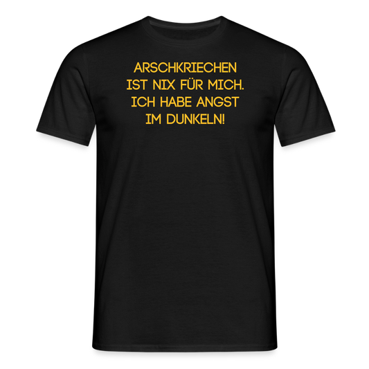 SSW2552ARSCHKRIECHEN IST NIX FÜR MICH. ICH HABE ANGST IM DUNKELN! - Schwarz