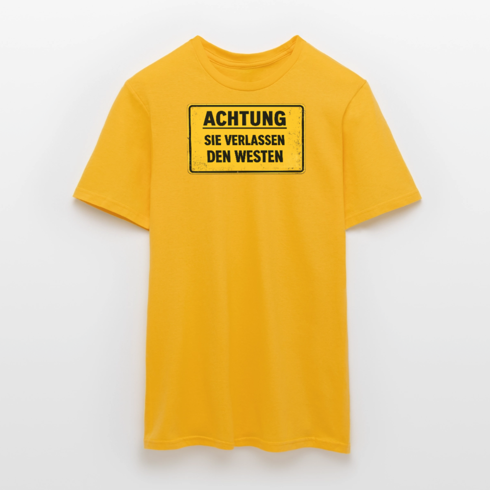 SSW2709Achtung sie verlassen den Westen - Gelb