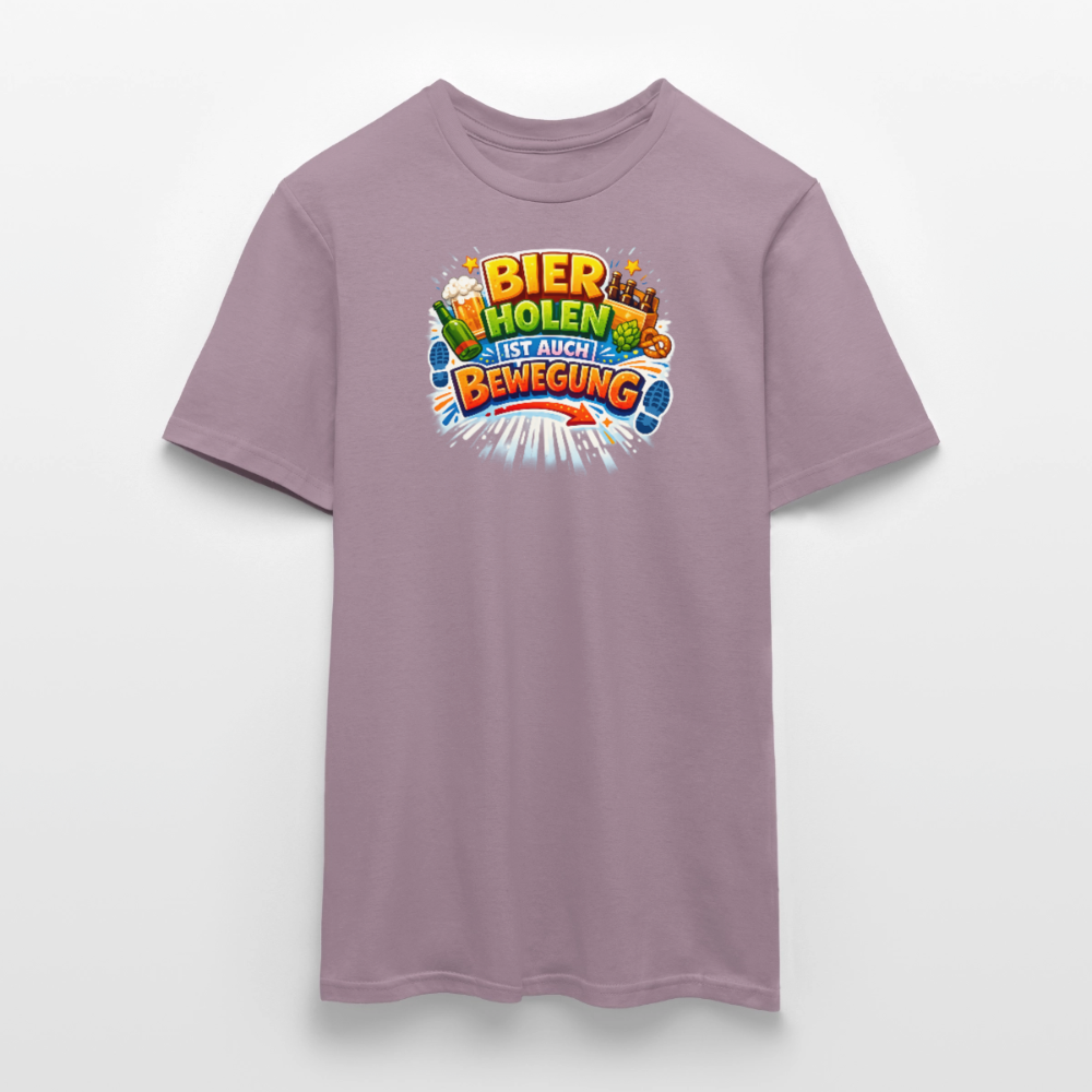 SSW2779 BIER HOLEN IST AUCH BEWEGUNG - Lilagrau 