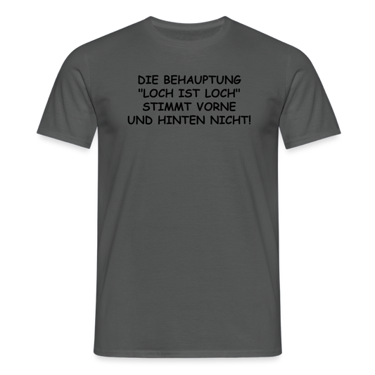 SSW2542DIE BEHAUPTUNG "LOCH IST LOCH" STIMMT VORNE UND HINTEN NICHT! - Anthrazit