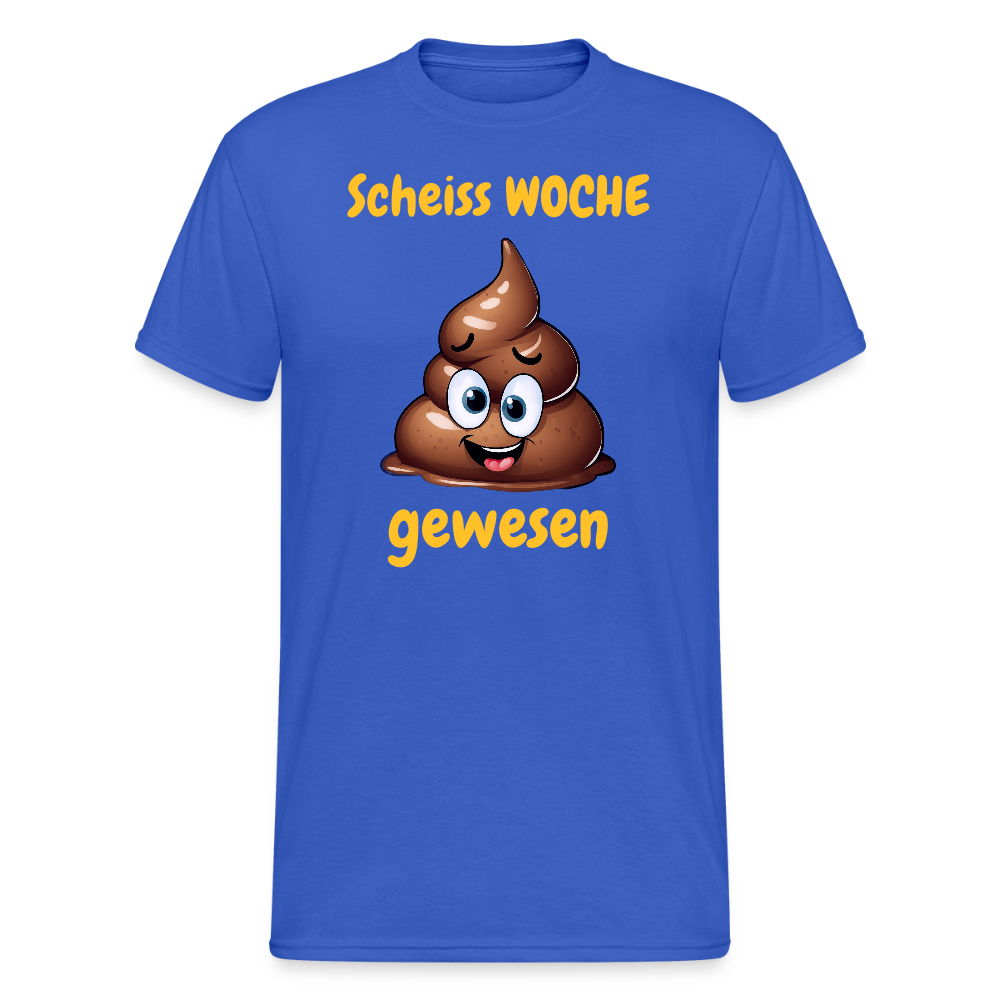 SSW2449Scheiss WOCHE gewesen - Königsblau