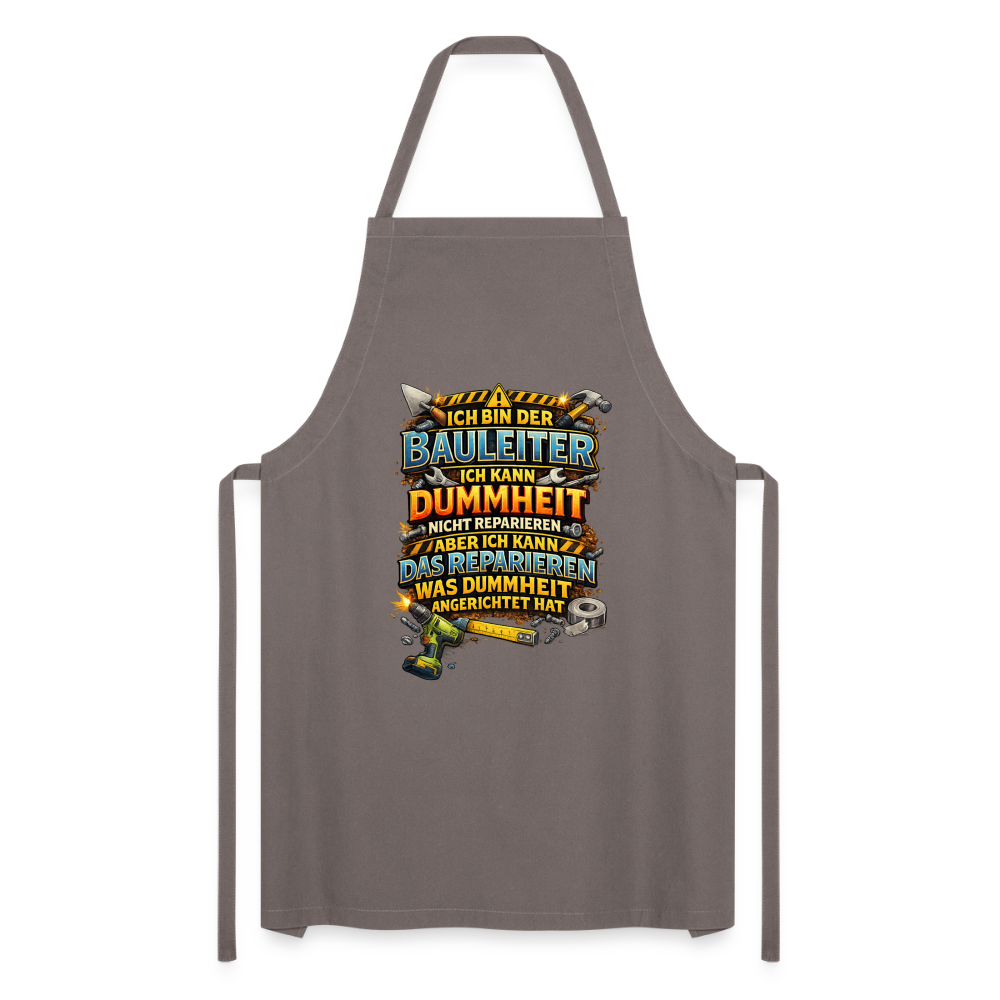 SSW2792 ICH BIN DER BAULEITER ICH KANN DUMMHEIT NICHT REPARIEREN ABER ICH KANN DAS REPARIEREN WAS DUMMHEIT ANGERICHTET HAT - Grau