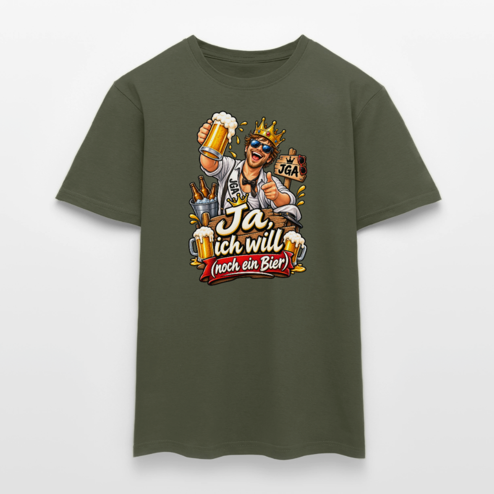 SSW2906JA ICH WILL NOCH EIN BIER - Militärgrün