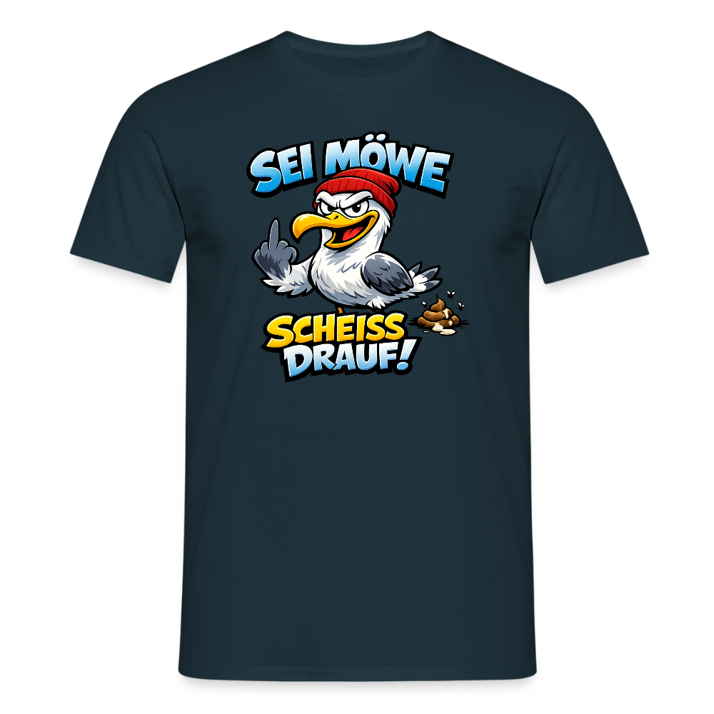 SSW2719SEI MÖWE SCHEISS DRAUF! - Navy