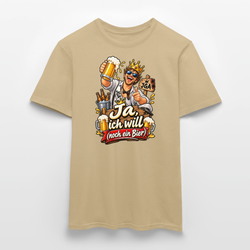 SSW2906JA ICH WILL NOCH EIN BIER - Sandbeige