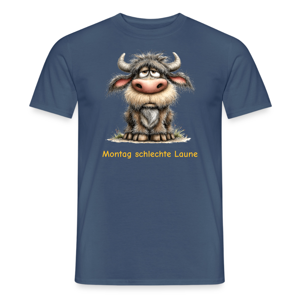 SSW2872Montag schlechte Laune - Dunkles Denimblau