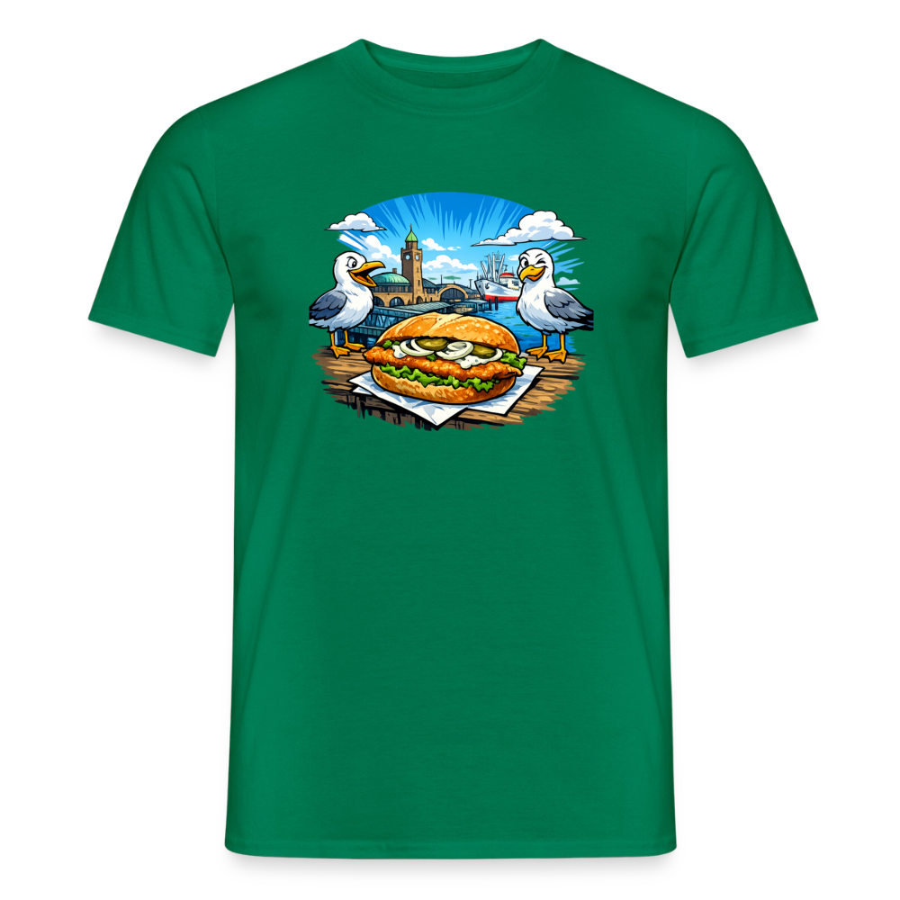SSW2868Fischbroetchen 2Möwen Landungsbrücken - Kelly Green